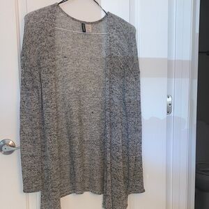 H&M Heathered Gray Women's Cardigan